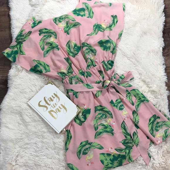 The Webster Pink and Green Dress - Picture 1 of 6